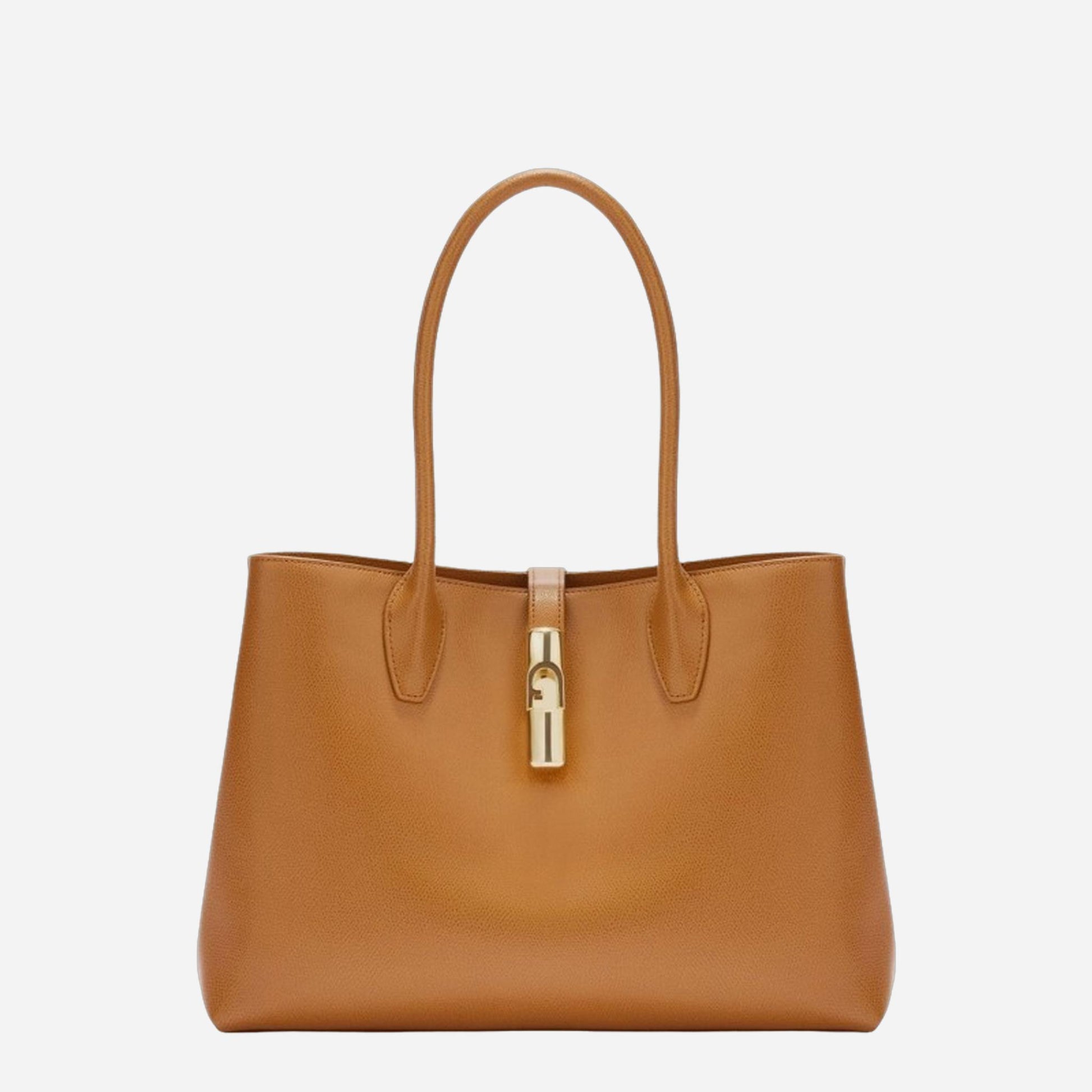 FURLA Furla Debby Borsa A Spalla Large Tabacco 
