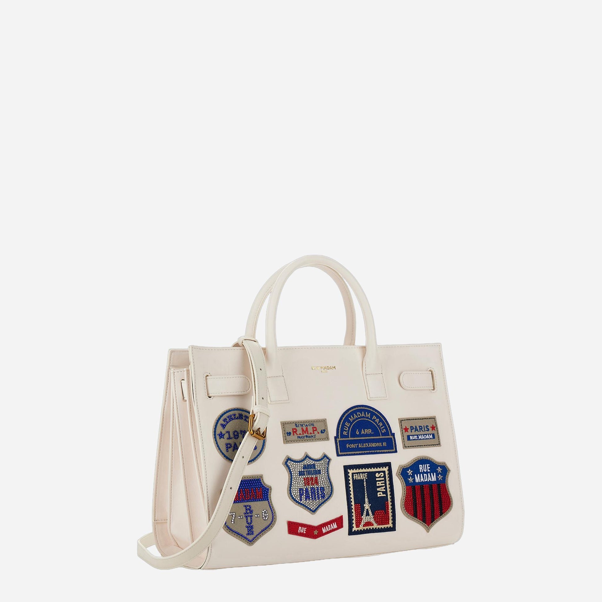 RUE MADAM ST.GERMAIN TOTE Off White 