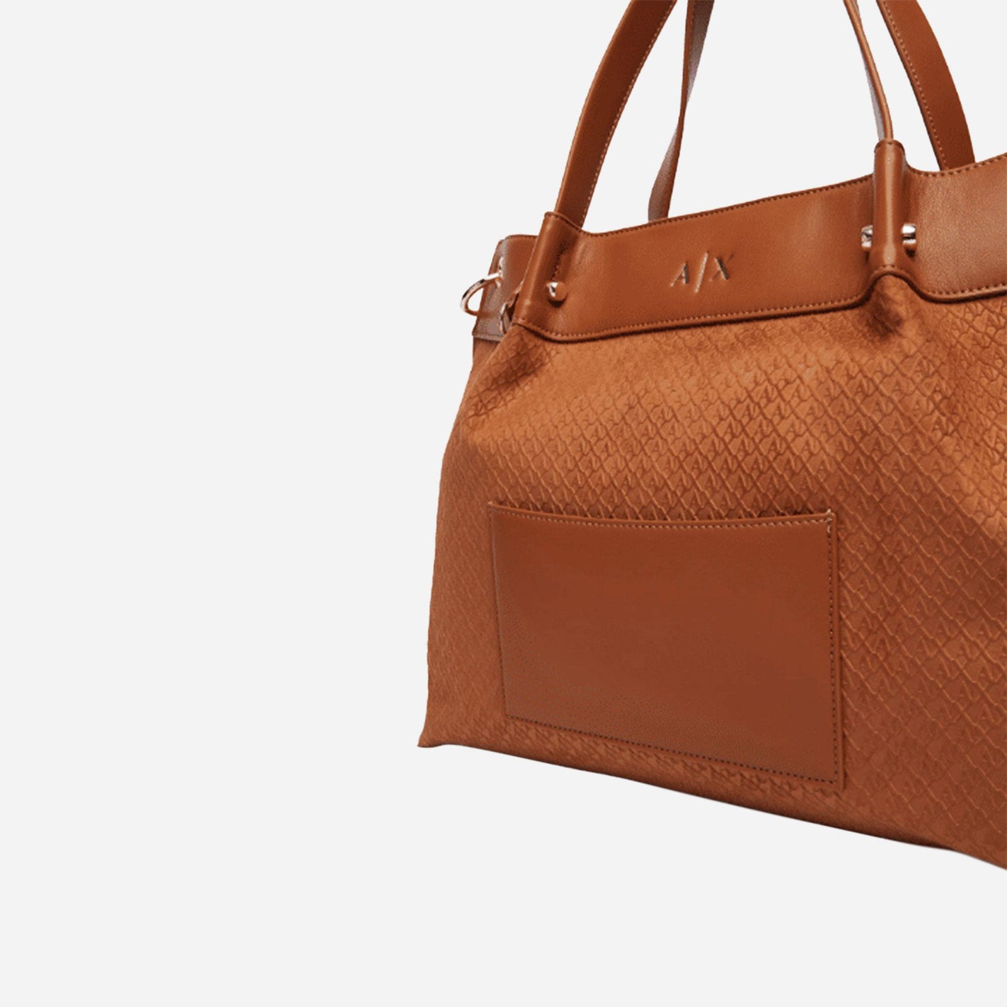 ARMANI EXCHANGE Shopper capiente in tessuto SALINE CLAY 