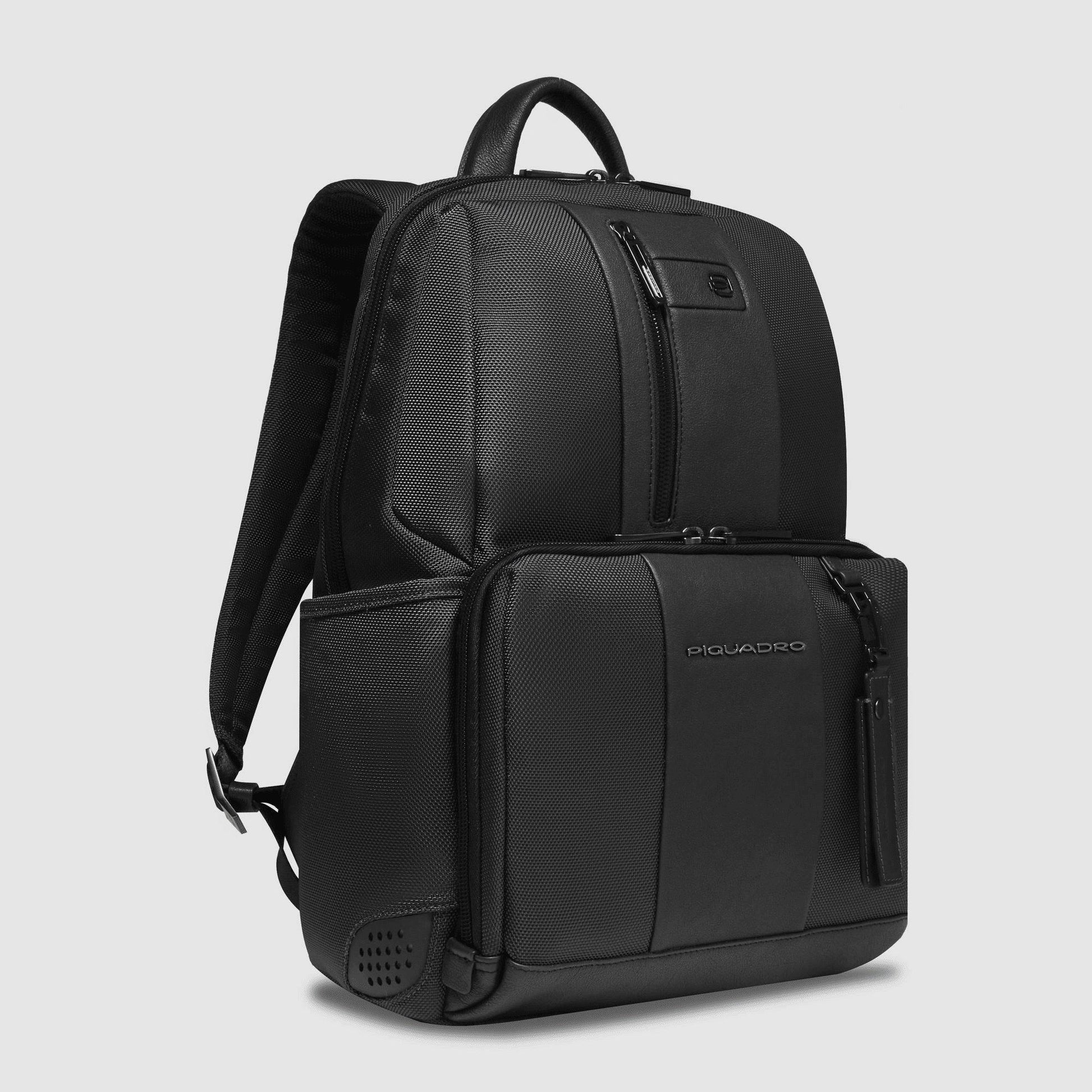PIQUADRO Zaino piccolo porta pc e iPad® i Nero 