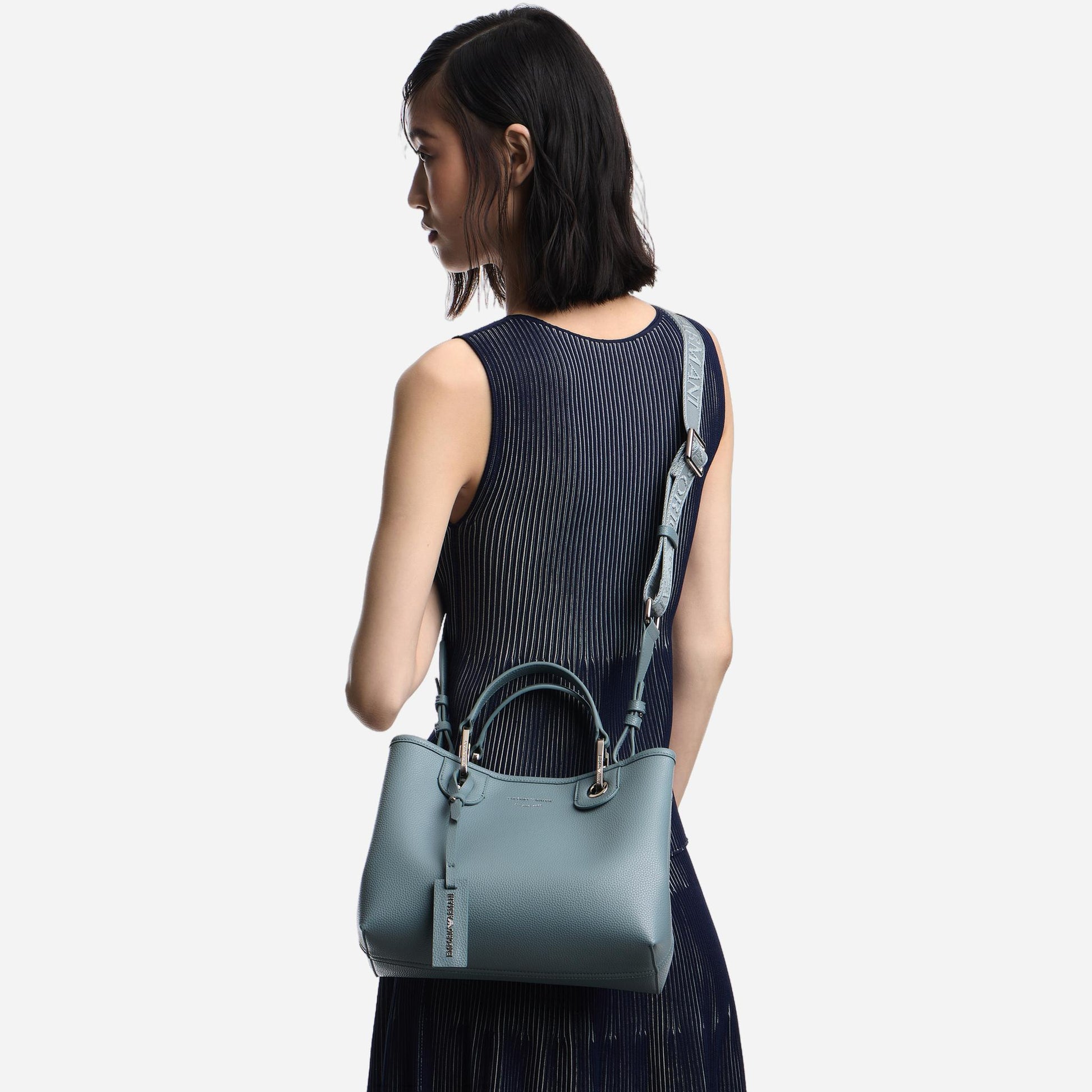 Emporio Armani SHOPPING BAG POLVERE/MOKA 