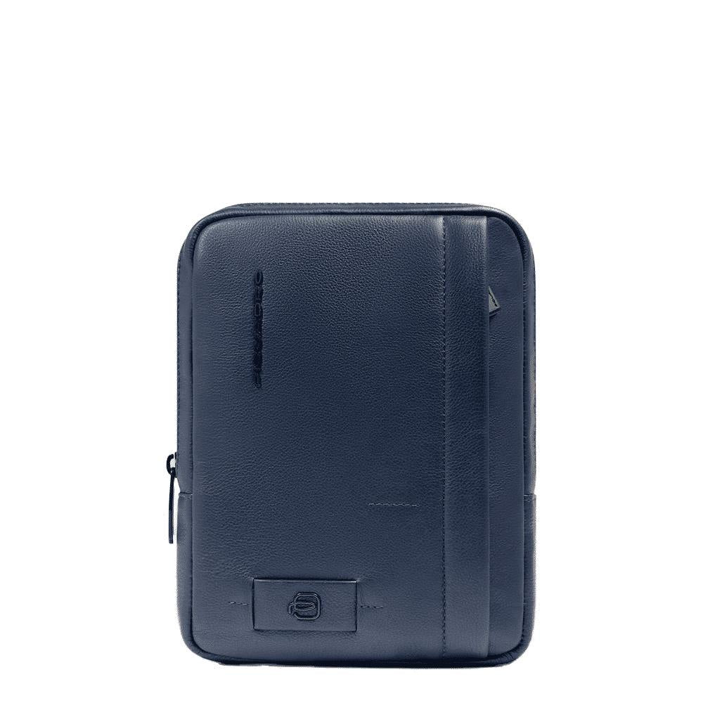 PIQUADRO Borsello organizzato con scomparto porta iPad®mini Blu 