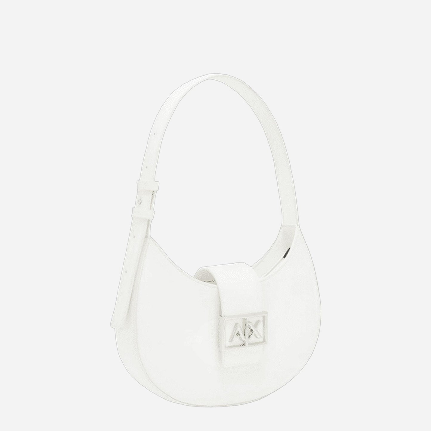 ARMANI EXCHANGE Borsa a tracolla in tessuto Off White 