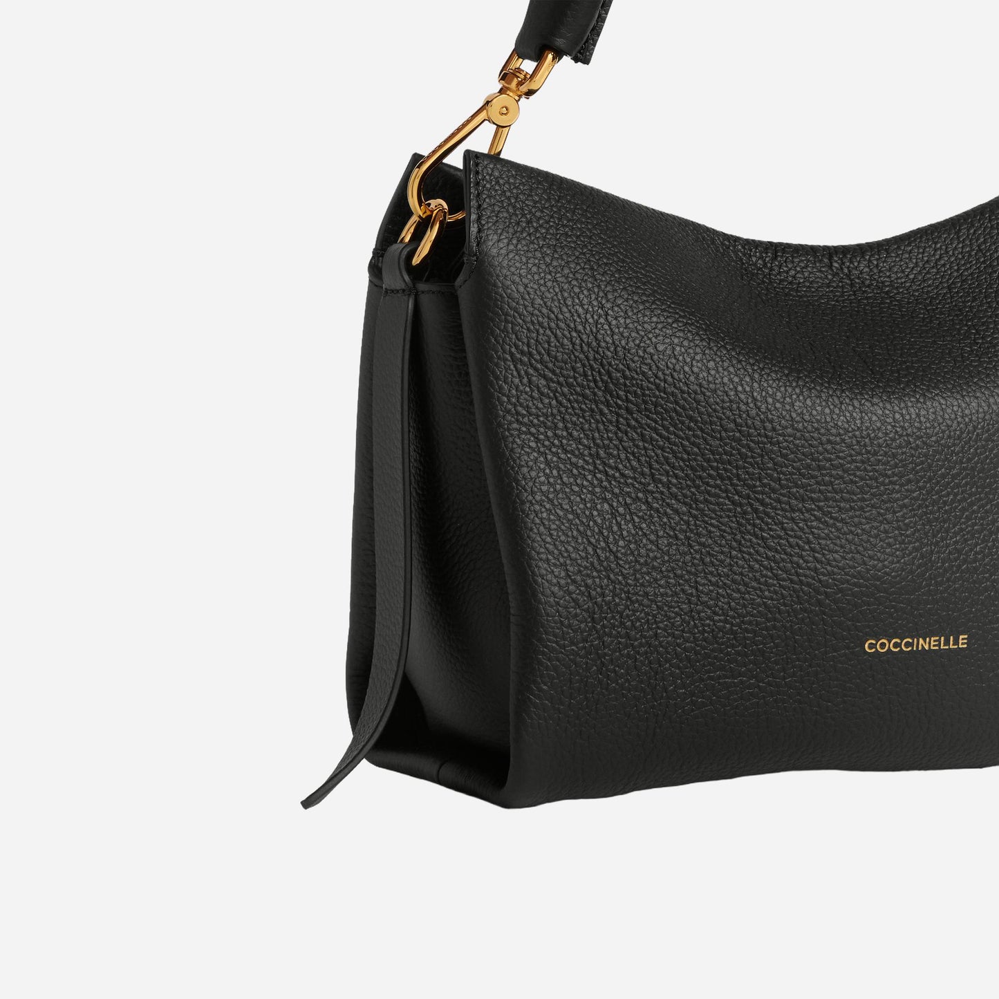 coccinelle Boheme Small NOIR/COGNAC 