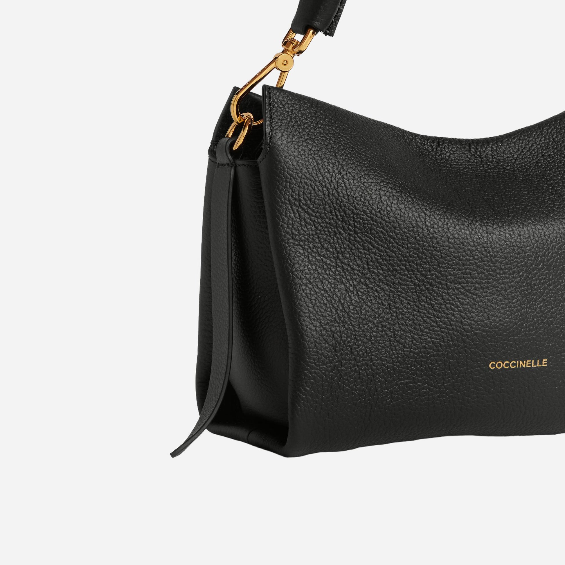 coccinelle Boheme Small NOIR/COGNAC 
