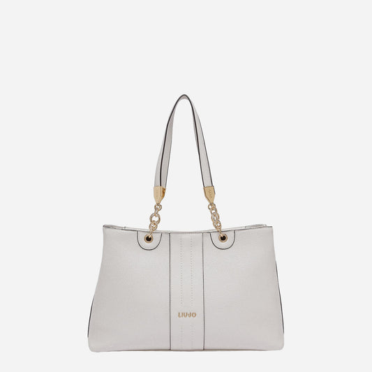 LIU JO Borsa a spalla media CREAM 