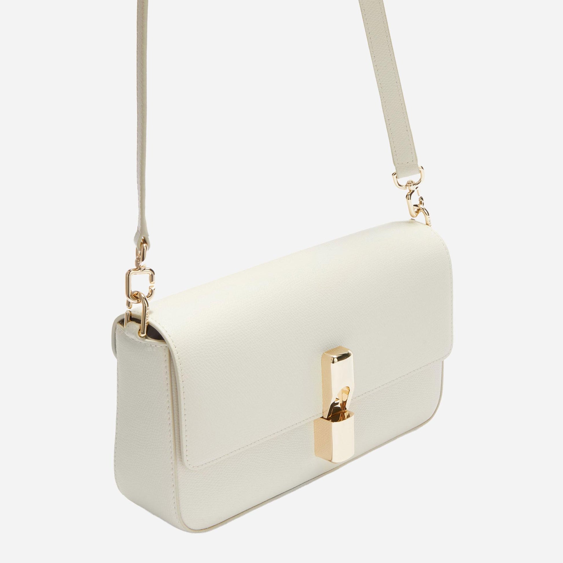 FURLA Furla Iride Borsa A Tracolla Small Panna 