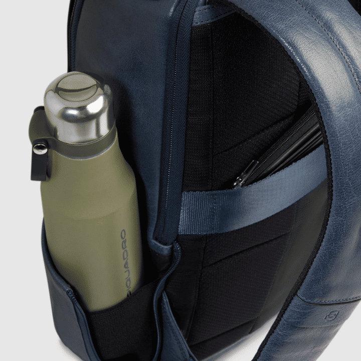 PIQUADRO Zaino porta PC 15,6'' in pelle Avio 