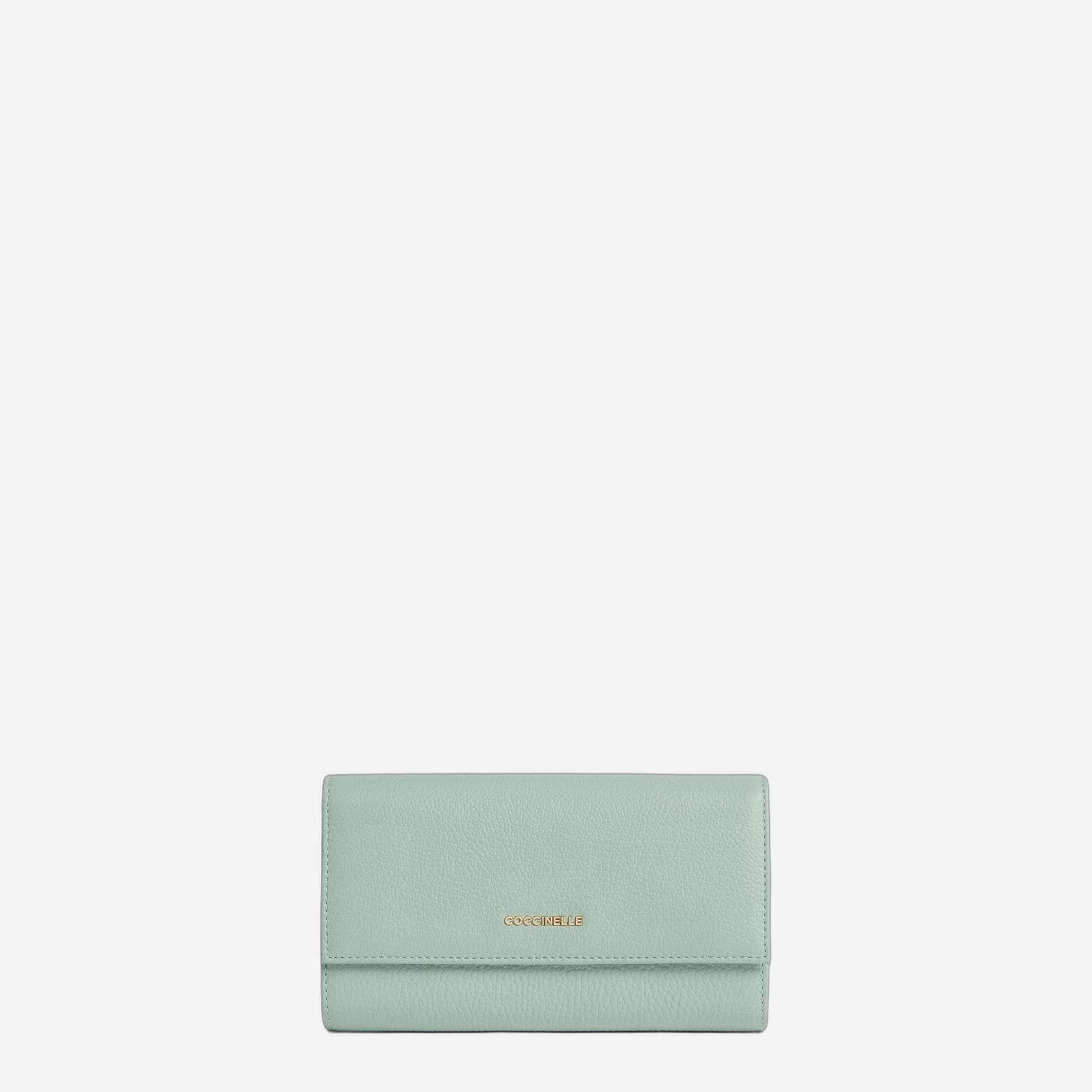 coccinelle Metallic Large AQUAMARINE 