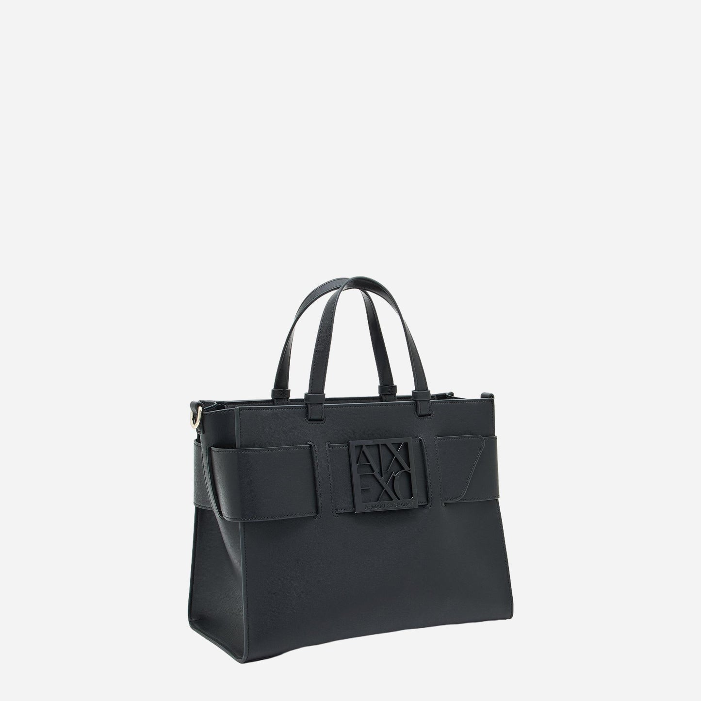 ARMANI EXCHANGE Borsa a mano con tracolla regolabile BLACK 