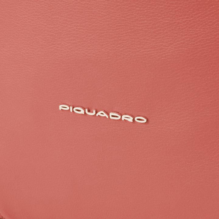 PIQUADRO Borsa donna porta pc con scomparto arancio/marrone 