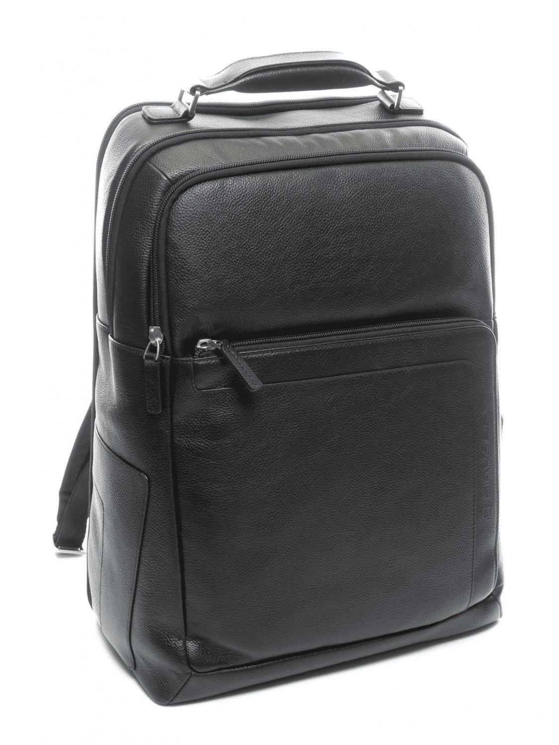 PIQUADRO Zaino grande in Pelle Nero 