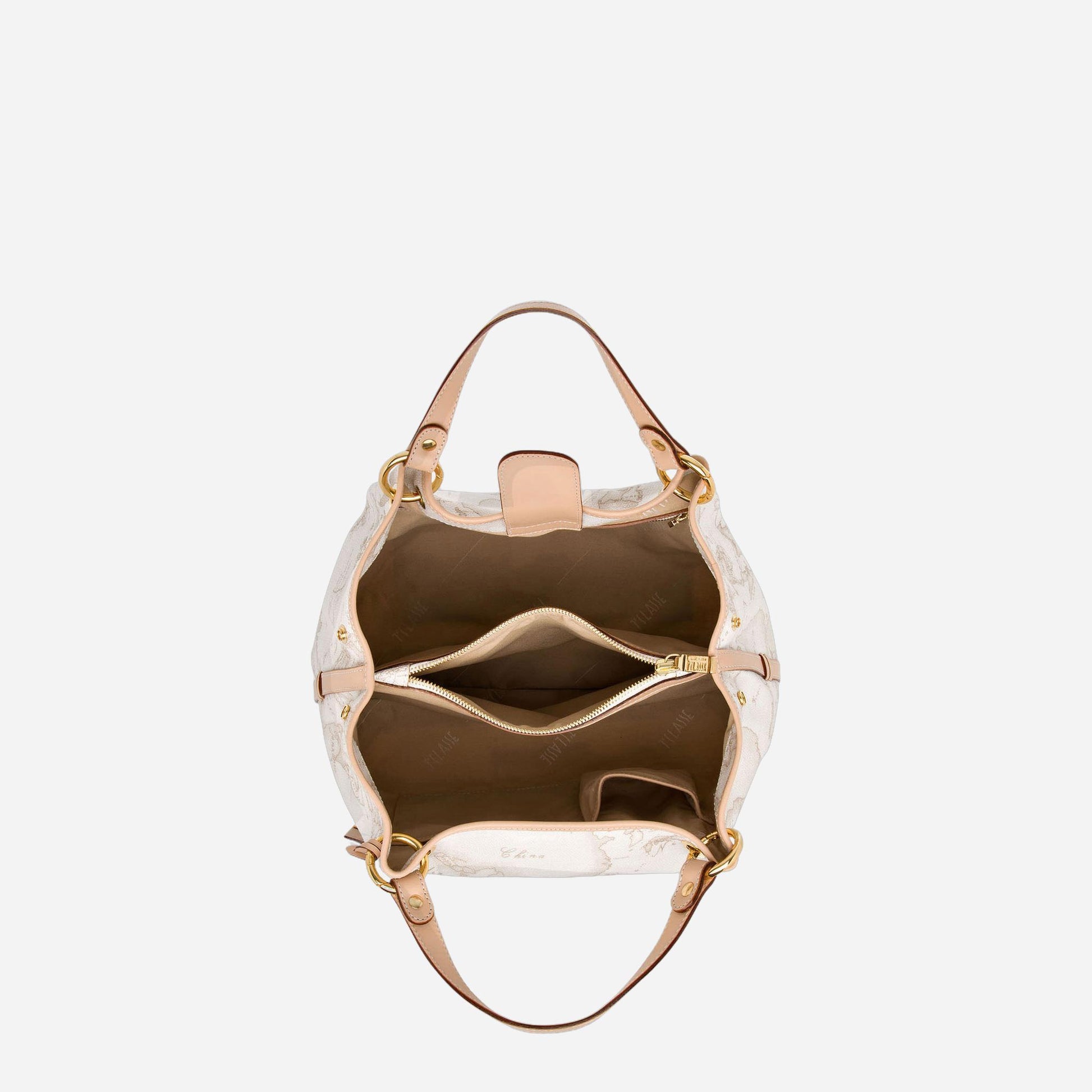 ALVIERO MARTINI Geo White Borsa media a mano Geo White 