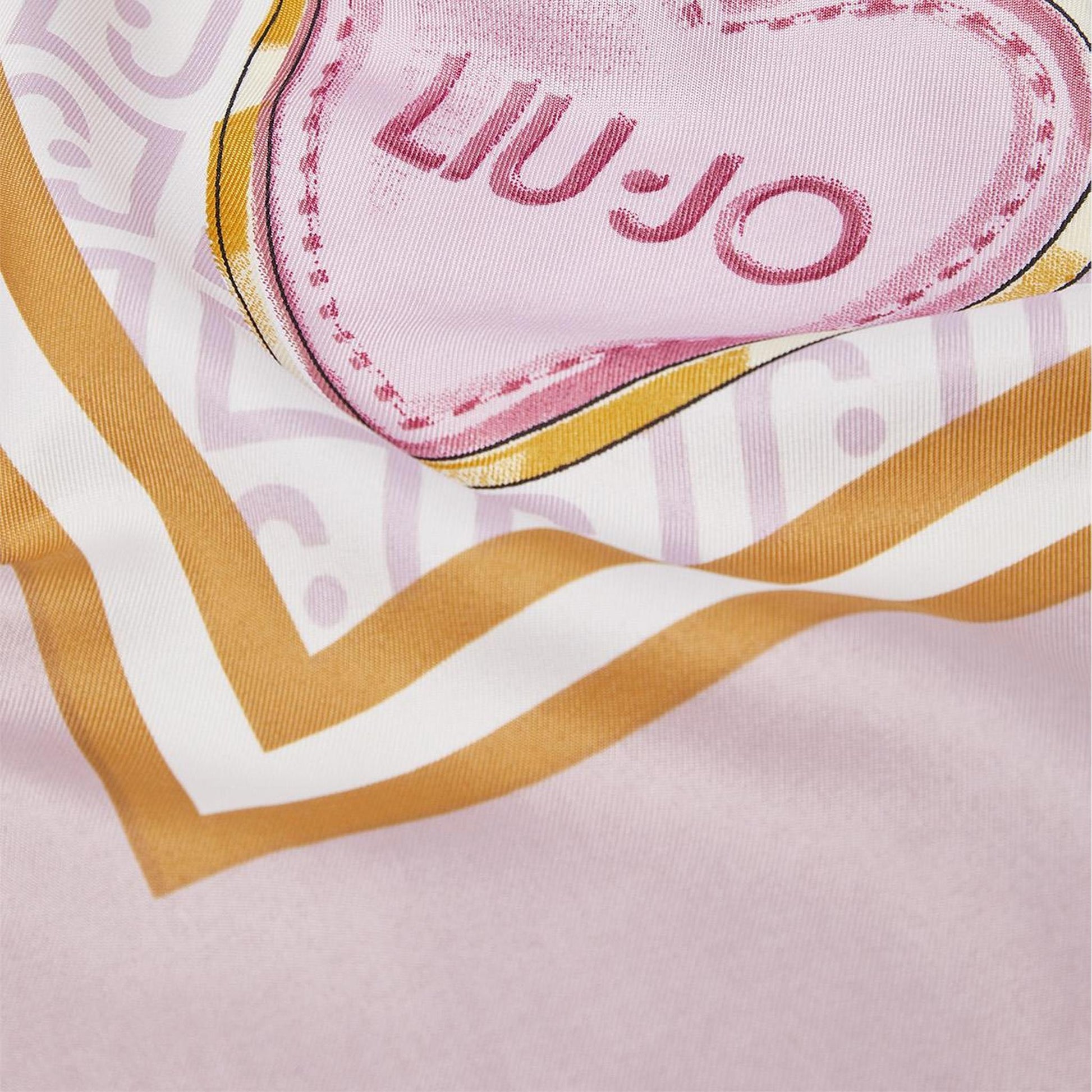 LIU JO Foulard grande con fiocco Soft peony 