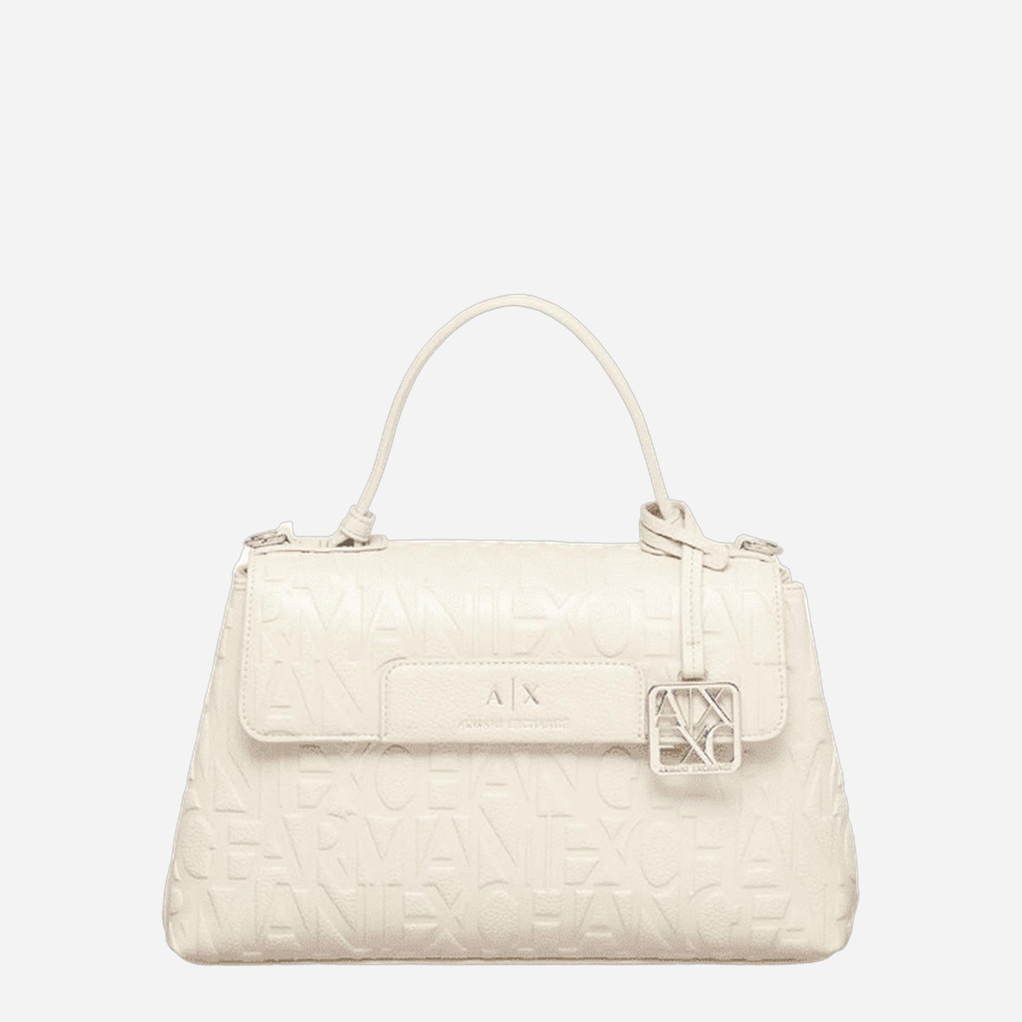 ARMANI EXCHANGE Borsa a mano con tracolla Off White 