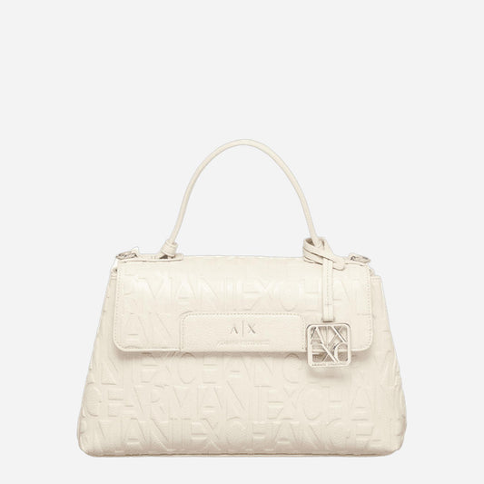 ARMANI EXCHANGE Borsa a mano con tracolla Off White 
