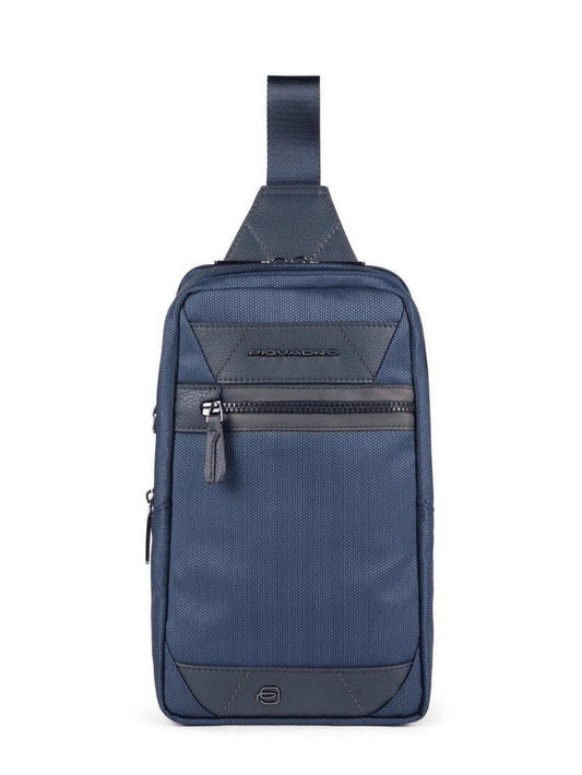 PIQUADRO Monospalla porta iPad®mini Blu 