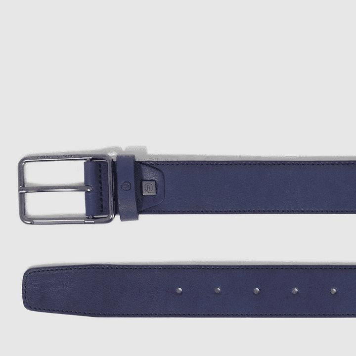PIQUADRO Cintura uomo in pelle Blu 