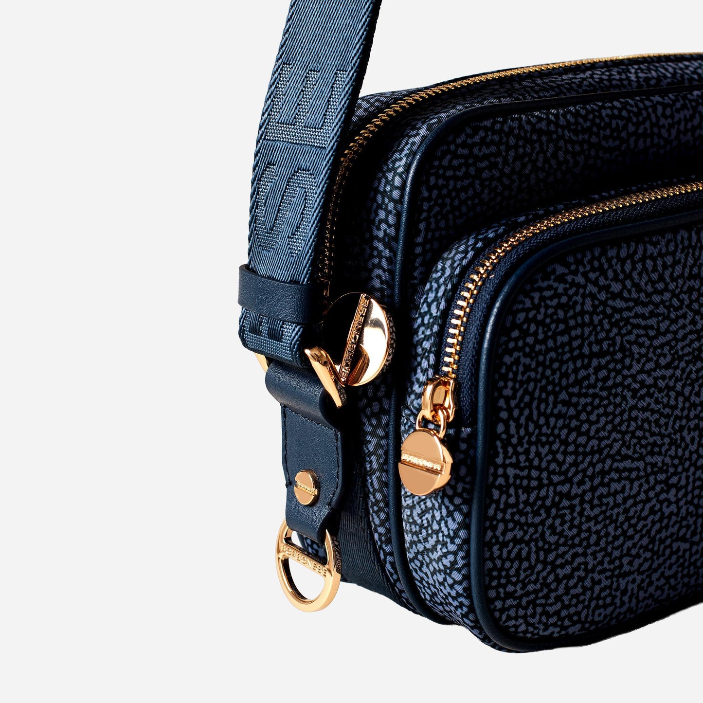 borbonese CAMERA CASE SMALL Blu lapis 