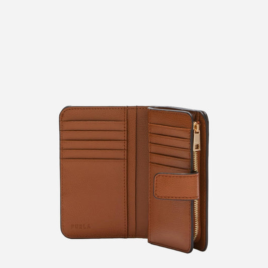 FURLA Fural Camelia Portafogli COGNAC h 