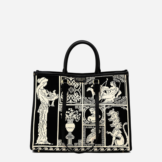 MY BEST BAG ATENA AGORÀ BIG BLACK/WHITE 