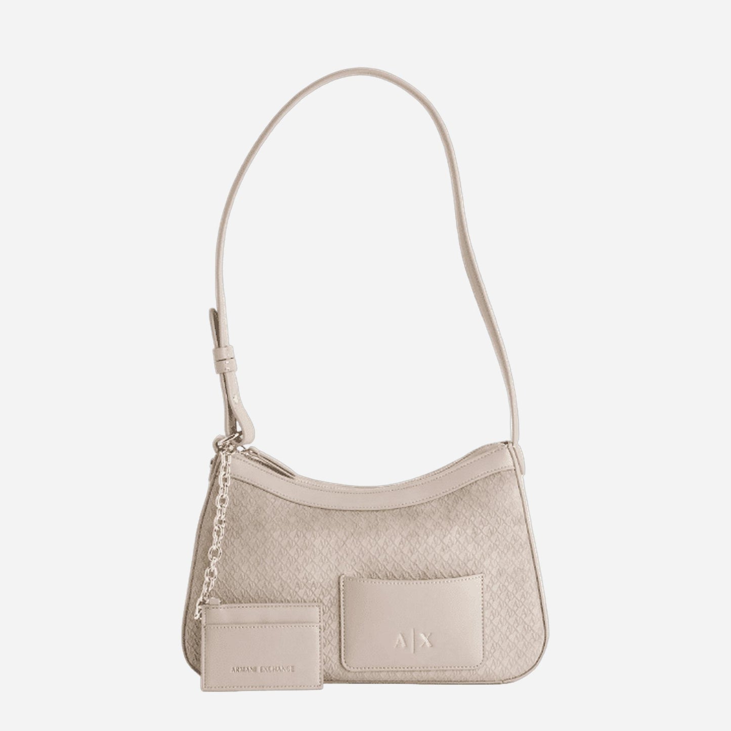 ARMANI EXCHANGE borsa a spalla similpelle hobo SAND 