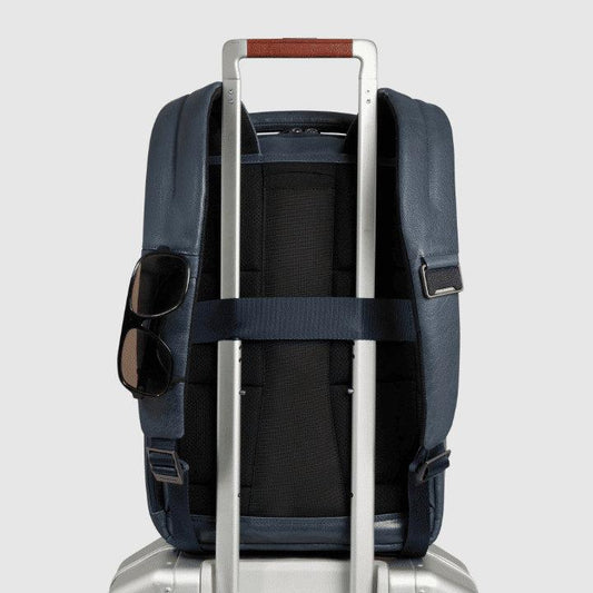 PIQUADRO Zaino porta PC 14'' in pelle Avio 