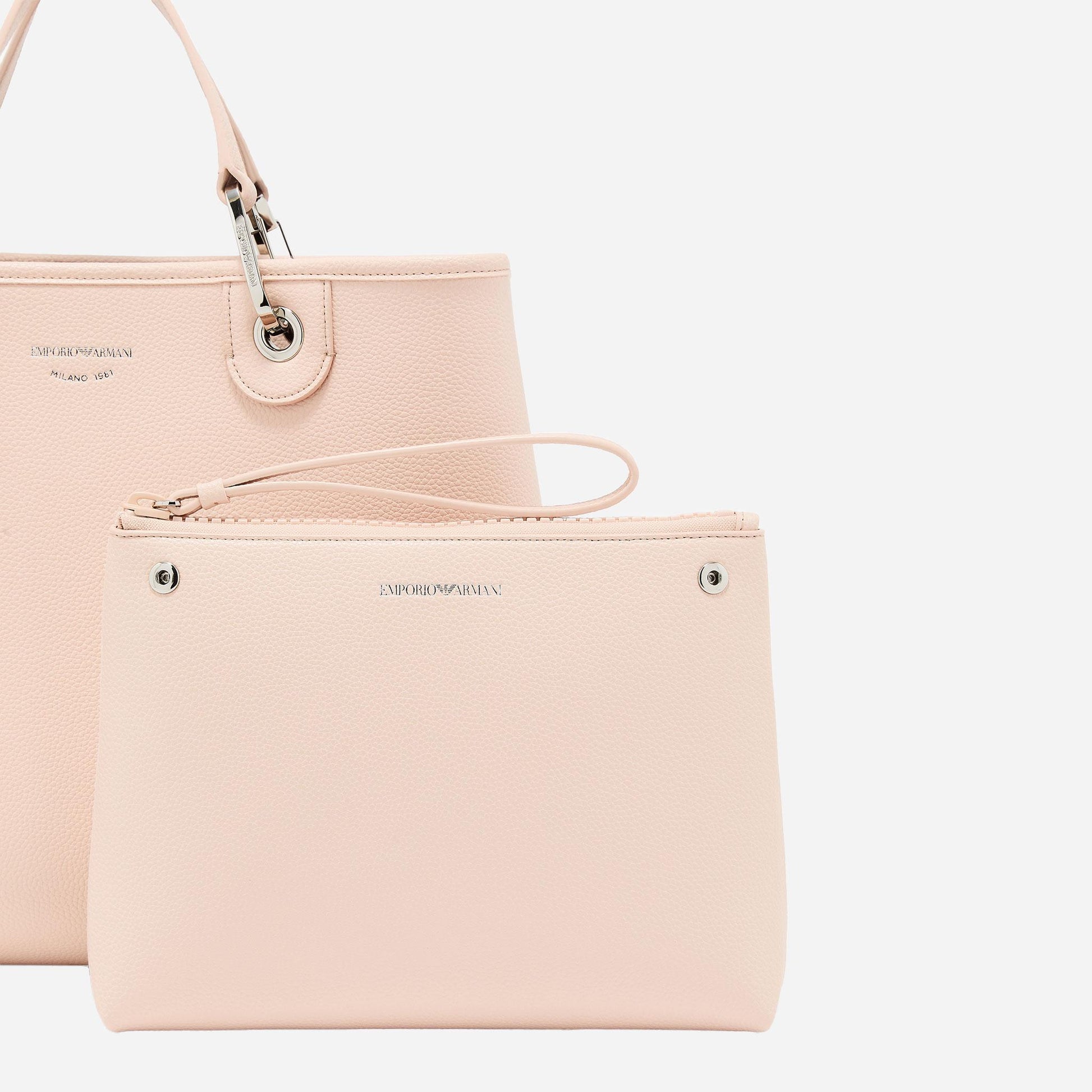 Emporio Armani SHOPPING BAG APRICOT/MOKA 