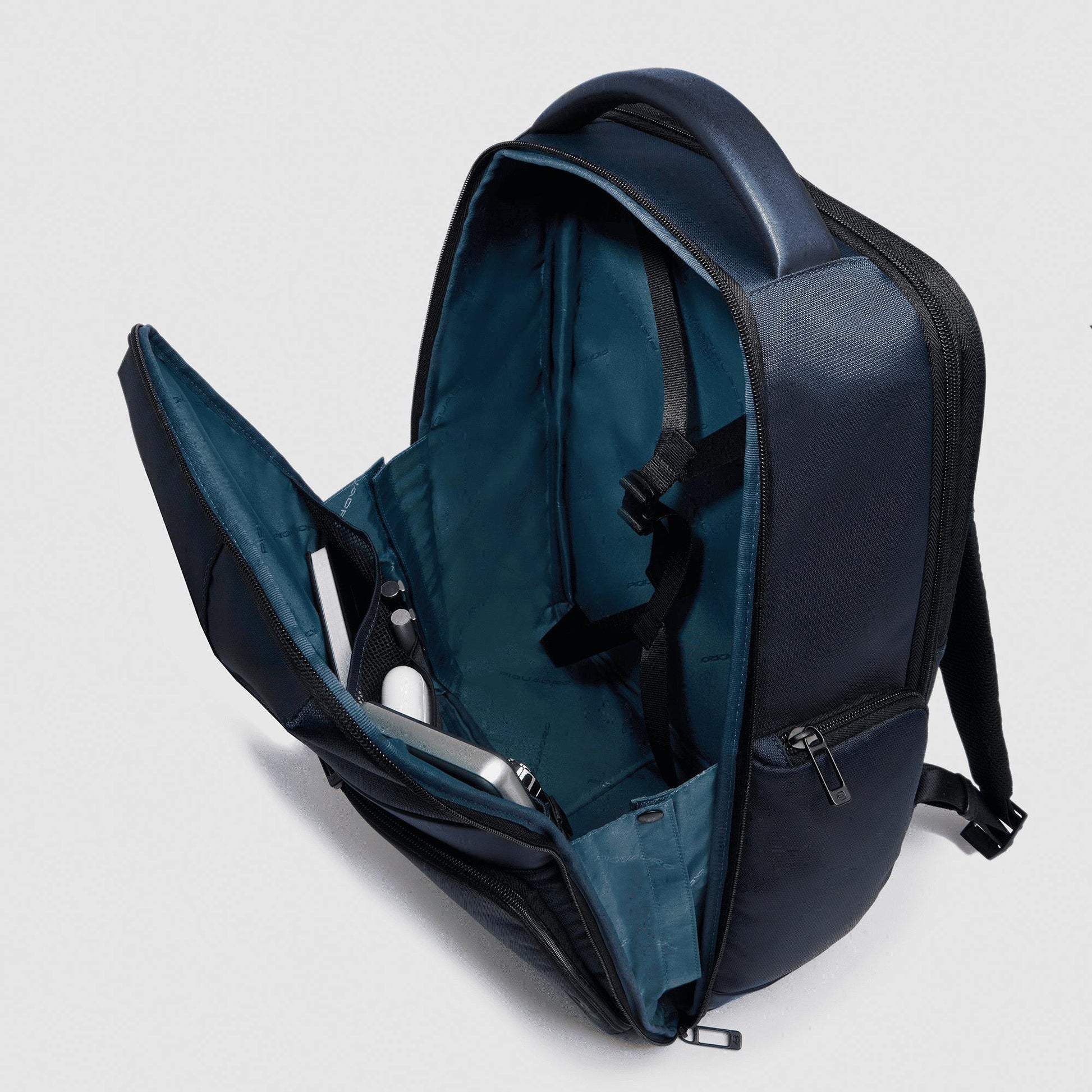 PIQUADRO Zaino da viaggio porta pc e iPad® Blu 