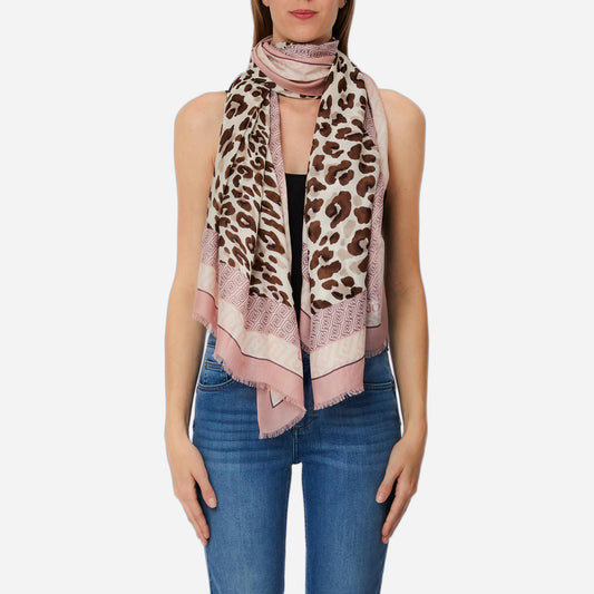 LIU JO Stola animalier Soft peony 
