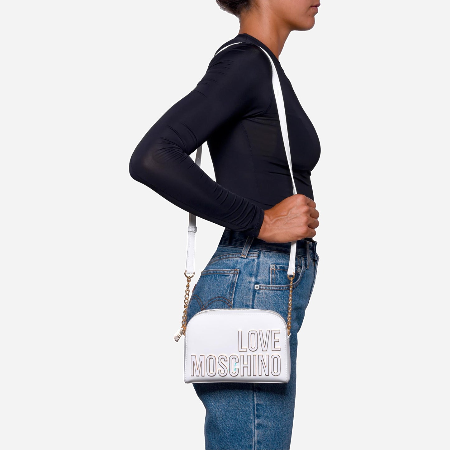 Love Moschino Moschino borsa a tracolla Bianco 