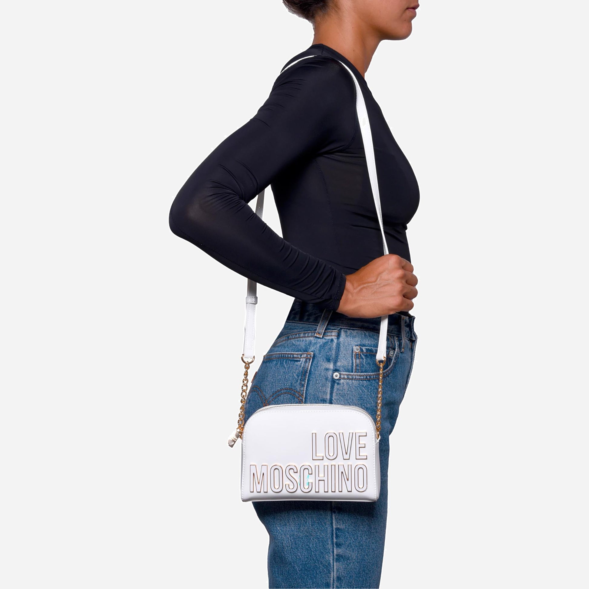 Love Moschino Moschino borsa a tracolla Bianco 