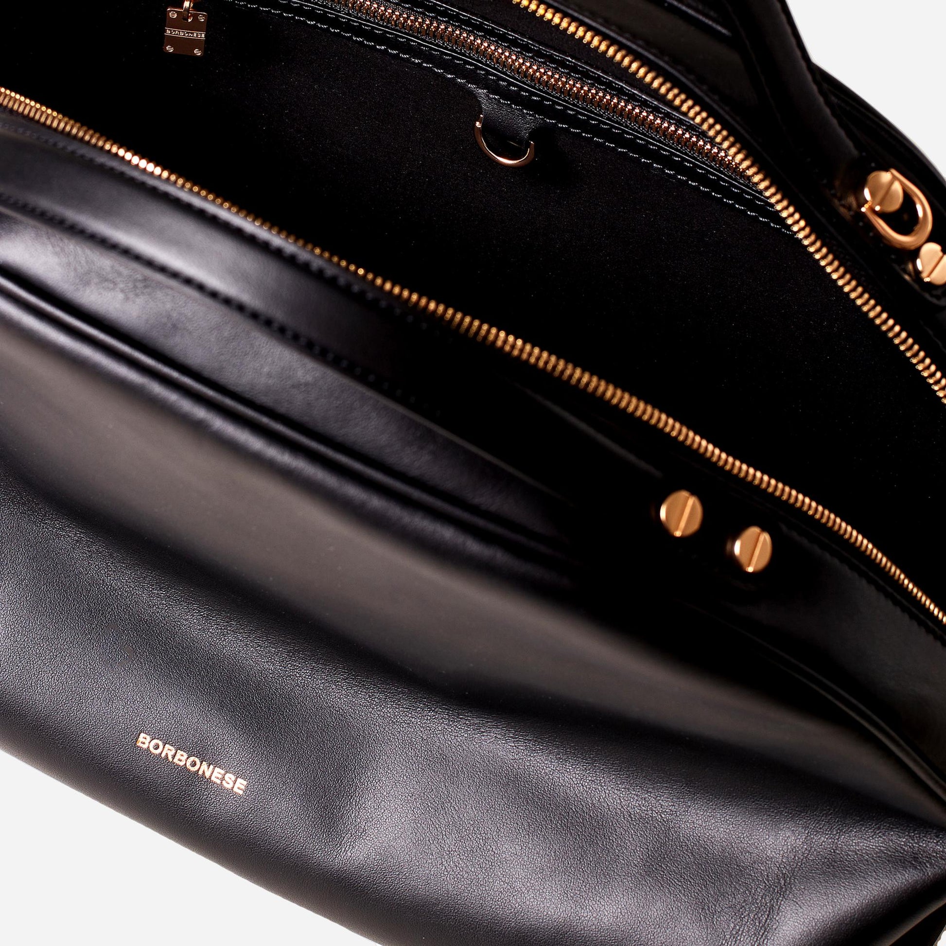 borbonese BAULETTO MEDIUM Nero 