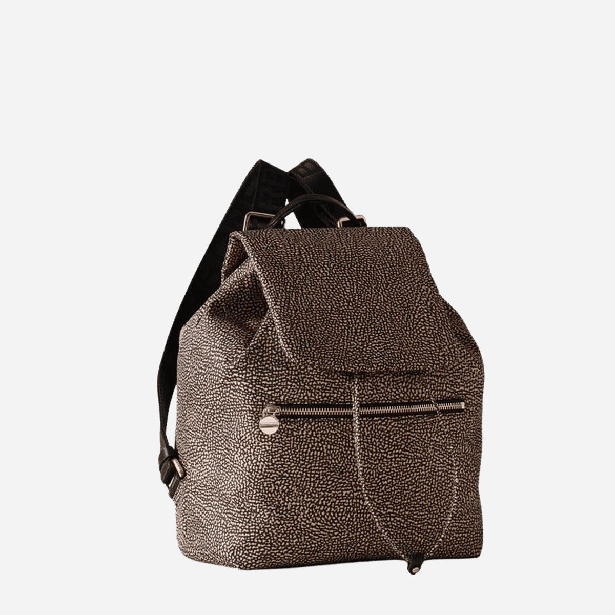 borbonese ZAINO ECO LINE MEDIUM OP NATURALE/NERO 