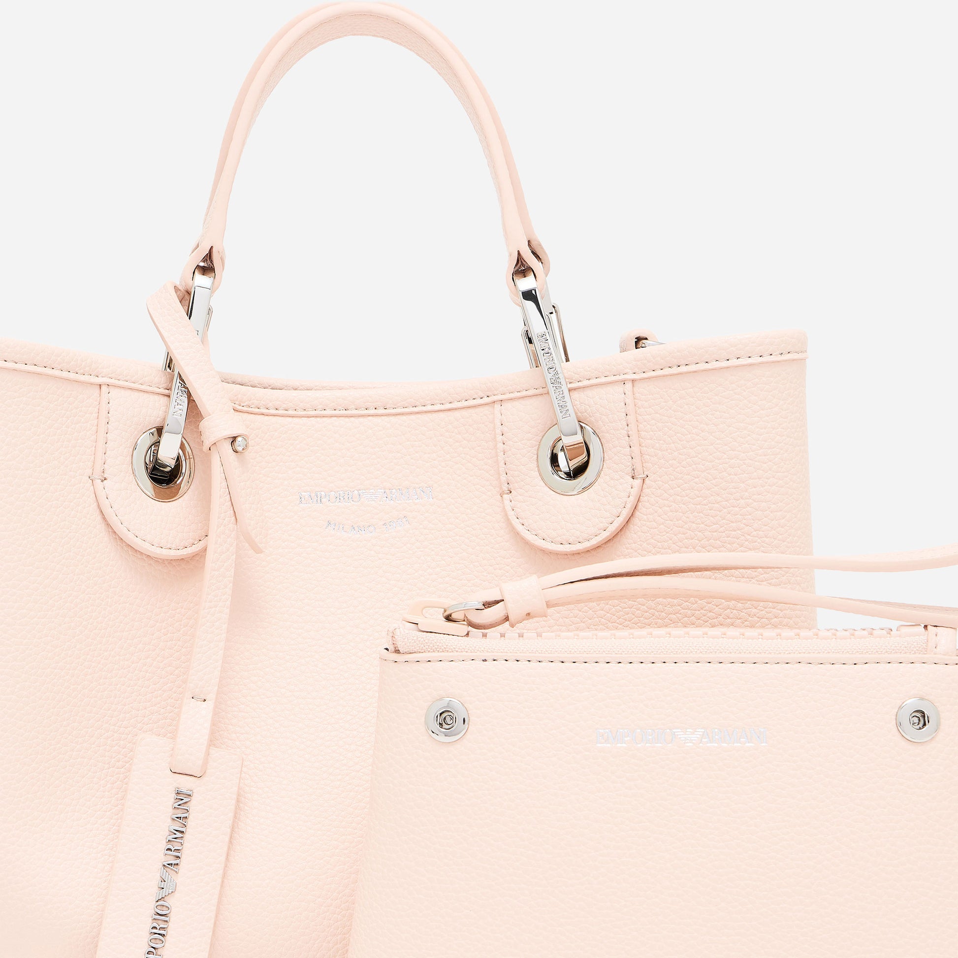 Emporio Armani SHOPPING BAG APRICOT/MOKA 