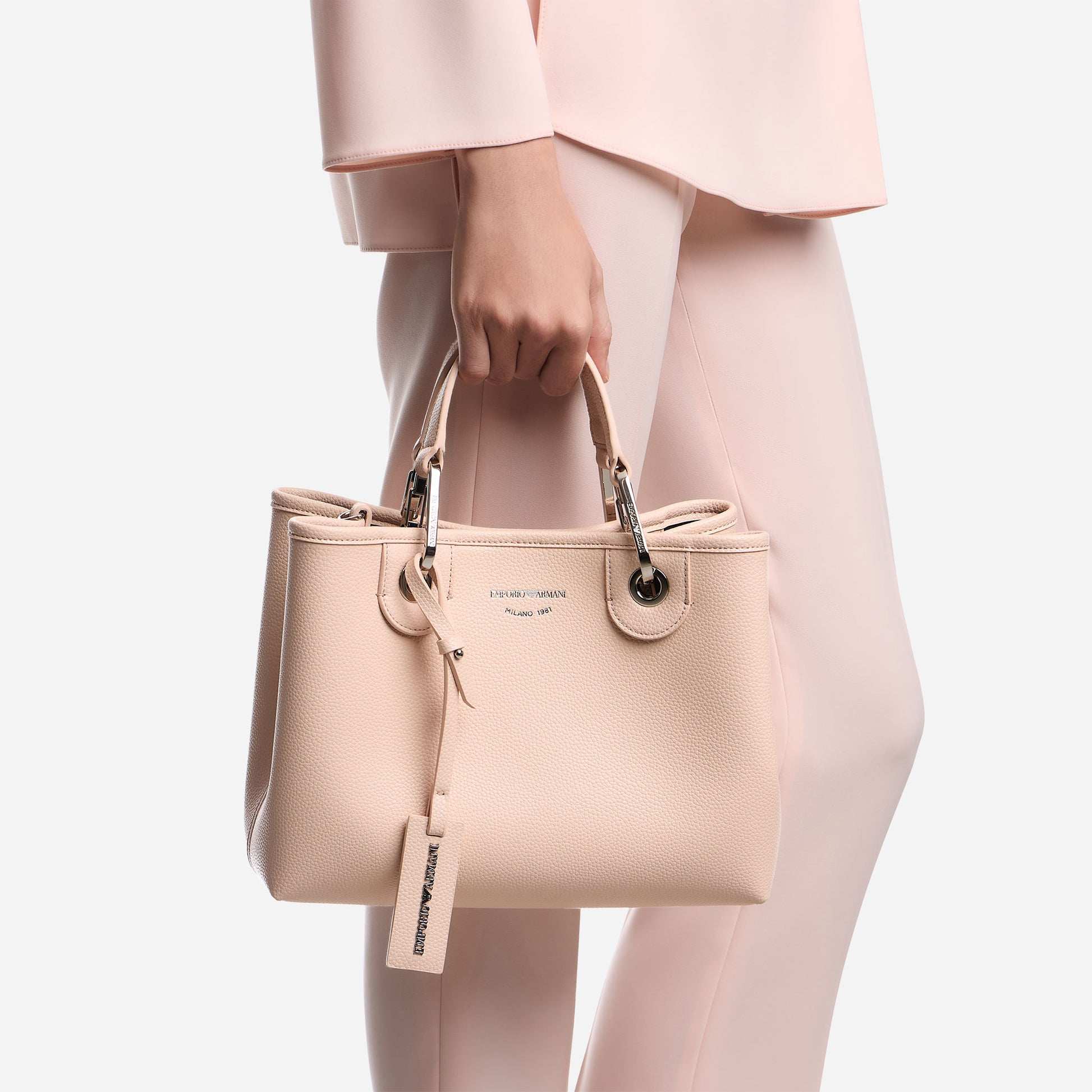 Emporio Armani SHOPPING BAG APRICOT/MOKA 